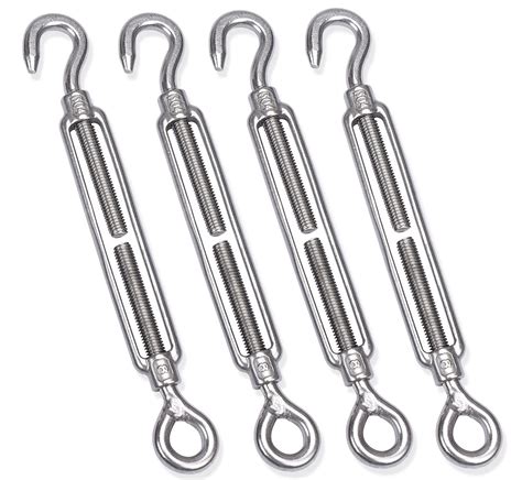 Buy M8 Turnbuckle 5 16 Thread Stainless Steel Hook Eye Alele