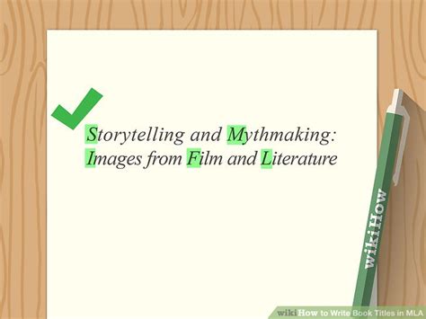 3 Simple Ways To Write Book Titles In Mla Wikihow