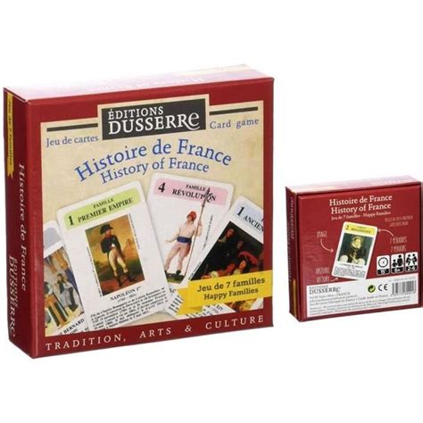 Dusserre Jeu De 7 Familles Histoire De France Cdiscount Jeux Jouets