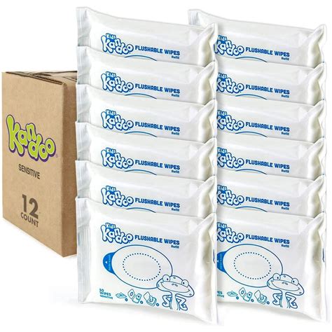 Kandoo Flushable Wipes For Baby And Kids By Kandoo Unscented For