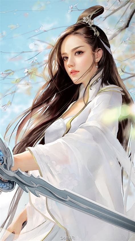 Pin By Mèo Siêu Nhân On Mỹ Nhân Cổ Trang Chinese Art Girl Art Girl Beautiful Fantasy Art