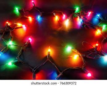 Colorful Christmas Lights Stock Photo 766309372 | Shutterstock