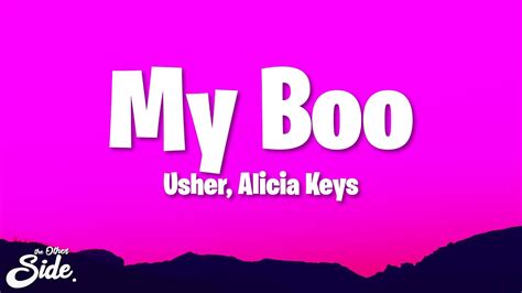 Usher My Boo Lyrics Ft Alicia Keys Youtube