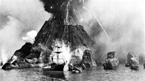 Gunung Krakatau Meletus Tahun 1883 Tanjung Priok Banjir 20 Meter