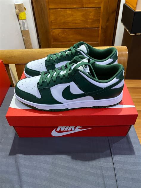 Nike Dunk Low Spartan Green Men S Fashion Footwear Sneakers On Carousell