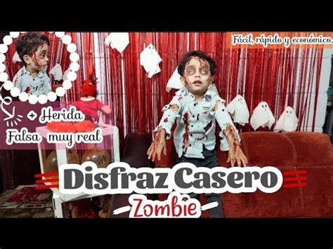 Disfraz Casero De Zombie Disfraz F Cil R Pido Y Econ Mico De Hacer