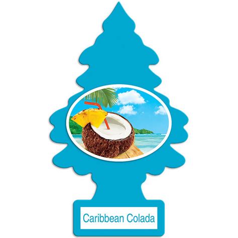 Little Trees Caribbean Colada Air Fresheners 72 Per Box Car Wash