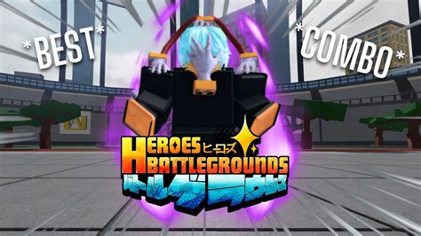 Best Symbol Of Fear Combo Heroes Battlegrounds Roblox Youtube