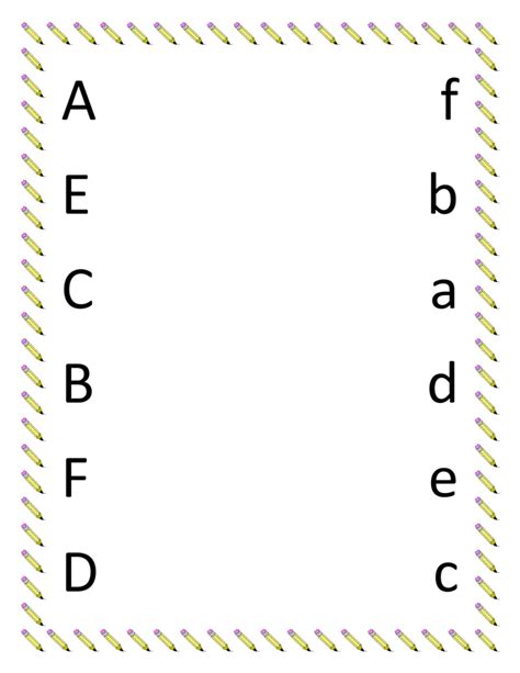 Alphabet Worksheets For Nursery