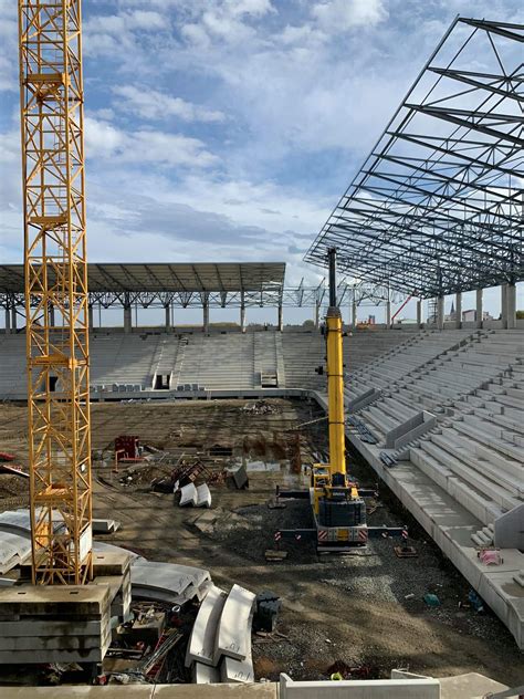 Foto Pogledajte Kako Napreduju Radovi Novog Stadiona U Osijeku