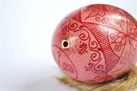 Goose Egg Pysanka Pysanky Symbols Western Ukraine Ukrainian Easter Egg