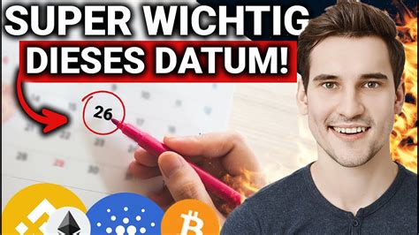 Dieses Datum Ist Jetzt Super Wichtig ⚠️ Krypto Investoren Aufgepasst