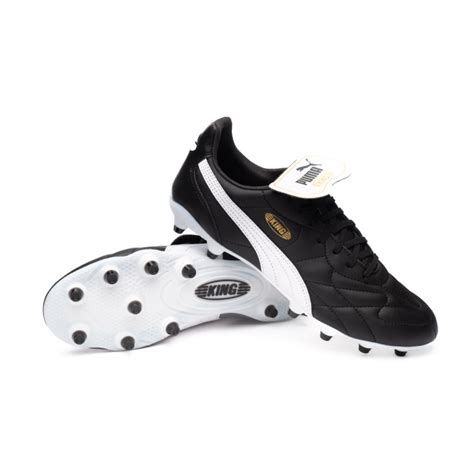 Bota De F Tbol Puma King Top Fg Ag Black White Gold F Tbol Emotion