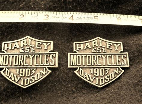 Find VINTAGE BRASS SET HARLEY-DAVIDSON/CAR EMBLEMS motorcycle in Fall River, Massachusetts, US ...