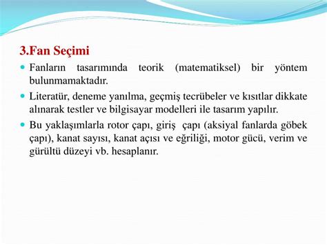 PPT FANLARDA ENERJİ VERİMLİLİĞİNİN ARTIRILMASI PowerPoint