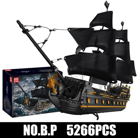 Mould King Pirates Of The Caribbean Black Pearl Ii Ship Building