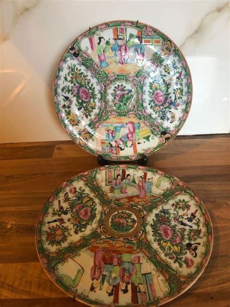 Platos Famille Rose Porcelana Chinese Canton Catawiki