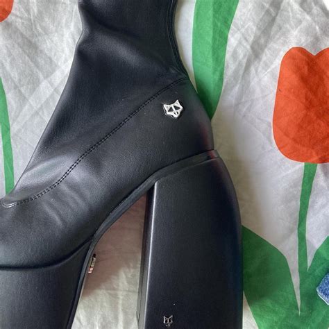 Naked Wolfe Tall Black Platform Juicy Boots In Size Depop