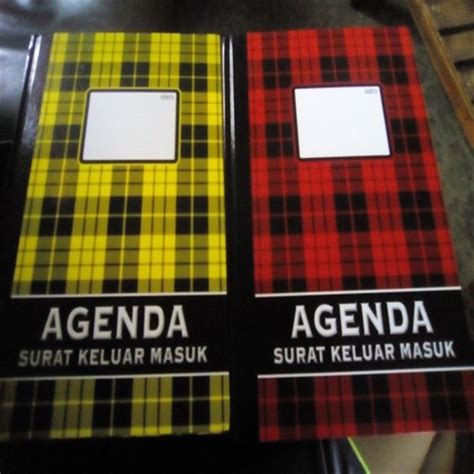 Buku Agenda Surat Masuk Dan Surat Keluar Siplah