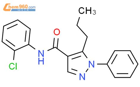 521922 05 4 1H PYRAZOLE 4 CARBOXAMIDE N 2 CHLOROPHENYL 1 PHENYL 5