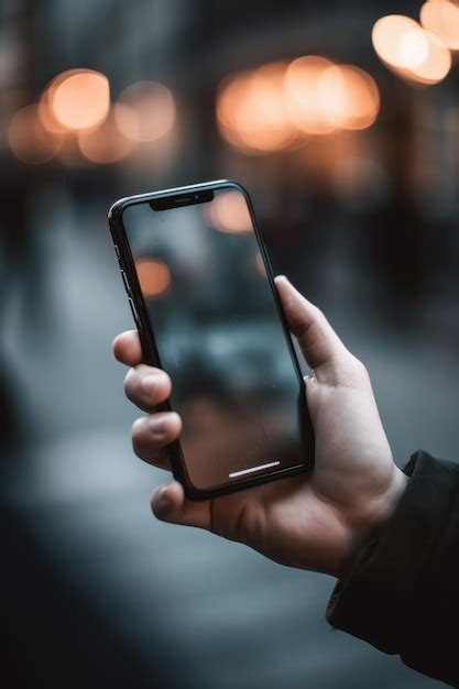 Premium Ai Image Cropped Closeup Shot Of A Hand Holding A Phone