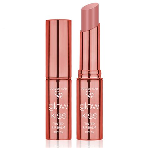 Golden Rose Glow Kiss Tinted Lip Balm Spf