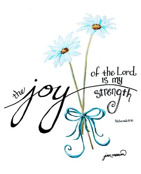 Items Similar To The Joy Of The Lord Is My Strength Jan Marvin Wall