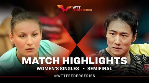 Audrey Zarif Vs Zhu Chengzhu WS SF WTT Feeder Amman 2023 YouTube