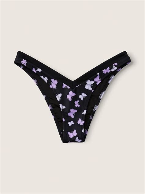 V Model Mini Bikini Altı Kelebek Baskılı VS Victoria s Secret PINK