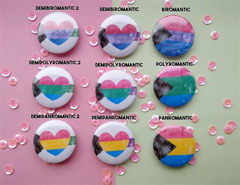 Demisexual Badge Demi Pride Pins Lgbt T Etsy