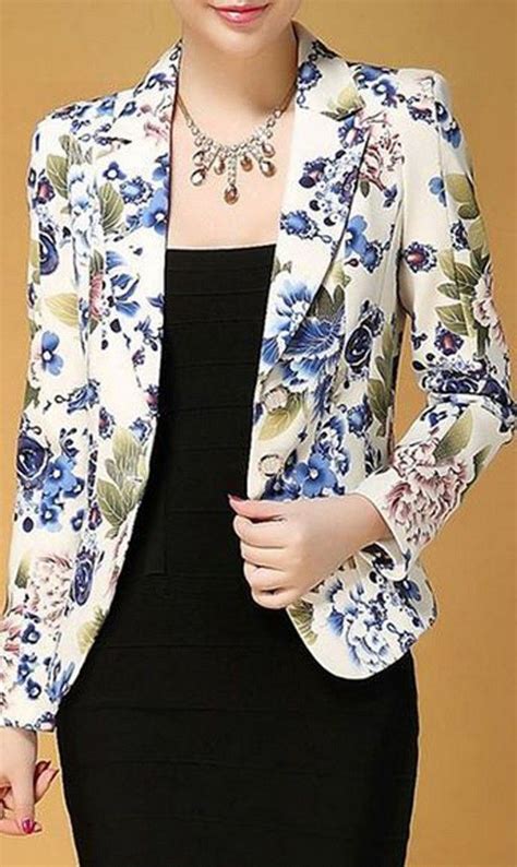 25 Gorgeous Floral Blazer Outfits Ideas You Must Try Floral Blazer Outfit Blazers For Women