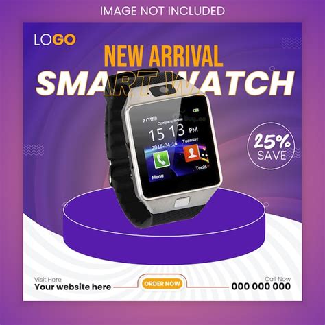 Premium Vector Smart Watch Super Sale Social Media Post Banner Design