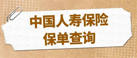 科普贴：中国人寿保险保单查询，方法有很多种 知乎