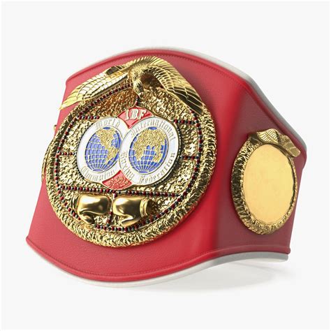 IBF Championship Belt Folded 3D Model $49 - .3ds .blend .c4d .fbx .max ...