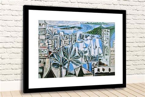 Pablo Picasso Spanish Artist The Bay At Cannes 1958 Photo Etsy