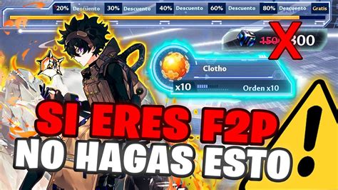 NO COMETAS ESTE ERROR SI ERES F2P Evento Clotho Tower Of Fantasy