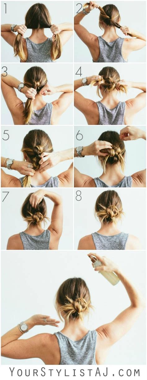 The Best Messy Bun Tutorials The Eleven Best Hair Bun Tutorial