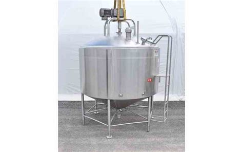 Gal Dci Stainless Steel Tank With Sweep Agitation New