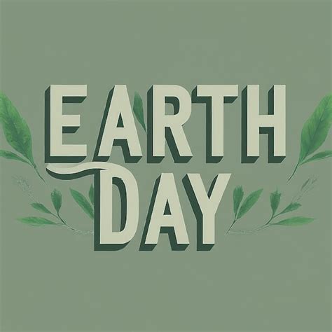 Premium Vector Earth Day Lettering Vector Illustration Earth Day