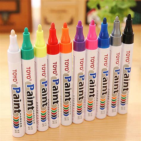 Toyo Sa Painting Pen Color Waterproof Paint Pen Rubber Metal