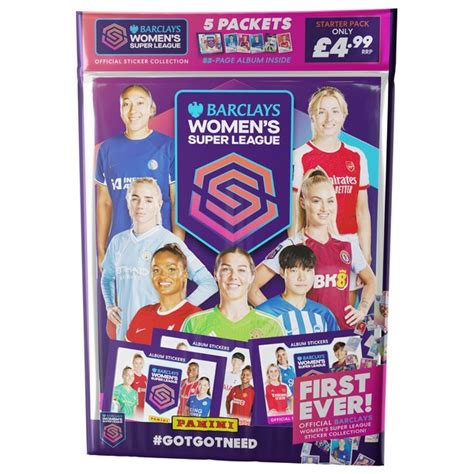 Panini Women S Super League Sticker Collection Starter Pack