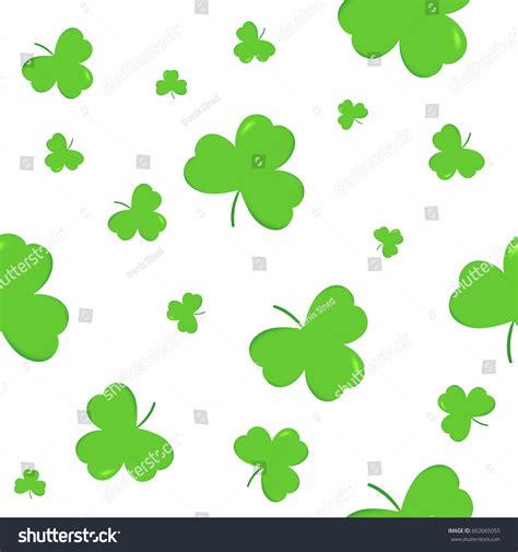 clover pattern poster design template vector stock vector royalty