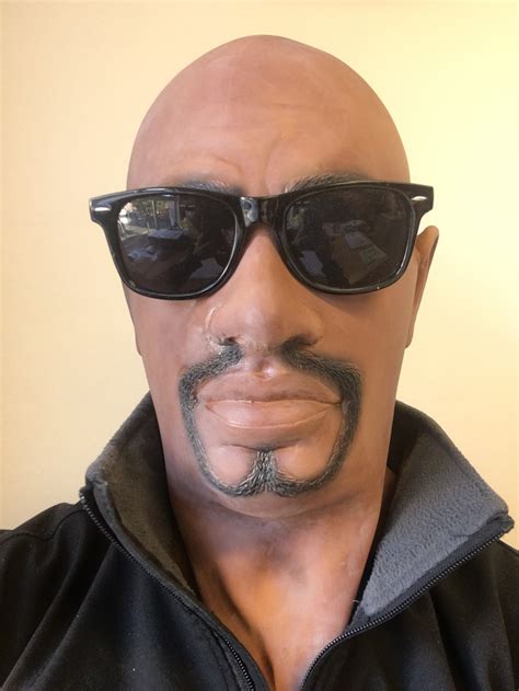 Realistic Black Man Male Latex Mask Disguise Halloween Fancy Etsy