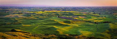 Epic Drone Panorama The Palouse Washington State Farmlands DJI Mavic 2