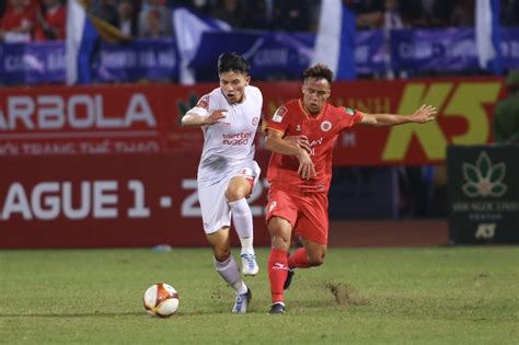 Trực tiếp bóng đá CLB Công an Hà Nội 1 2 Viettel FC Tiến Dũng phản