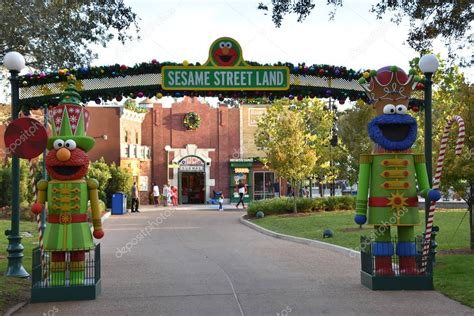 ORLANDO FL NOV 27 Sesame Street Land At SeaWorld Orlando In Florida