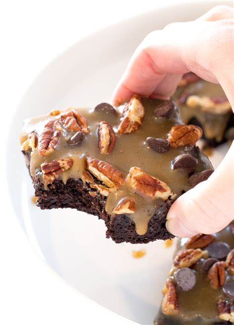 The Best Easy Turtle Brownies Recipe Chef Savvy