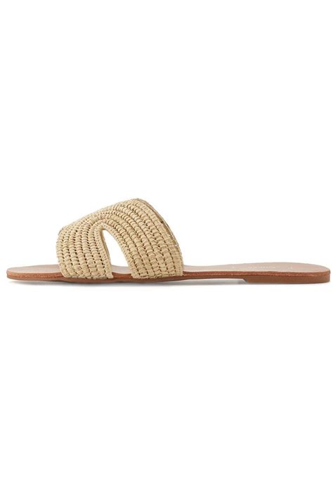 Jute Flat Sandals Shopperboard