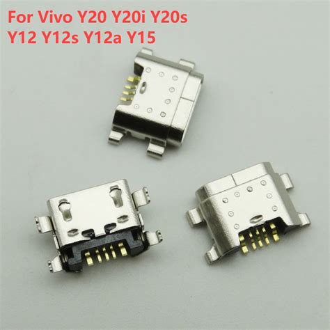 5 50pcs Charging Pin Dock Connector For Vivo Y20 Y20i Y20s Y12 Y12s