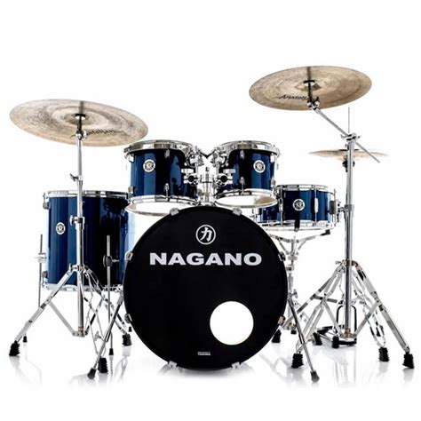 Bateria Ac Stica Nagano Garage Rock Blue Night